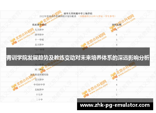 青训学院发展趋势及教练变动对未来培养体系的深远影响分析